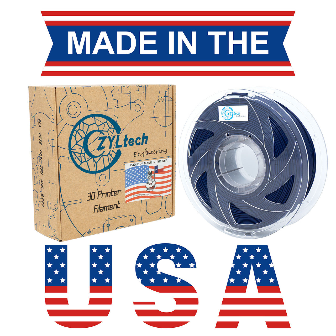 PLA Filament 1.75mm 1Kg/2.2Lbs