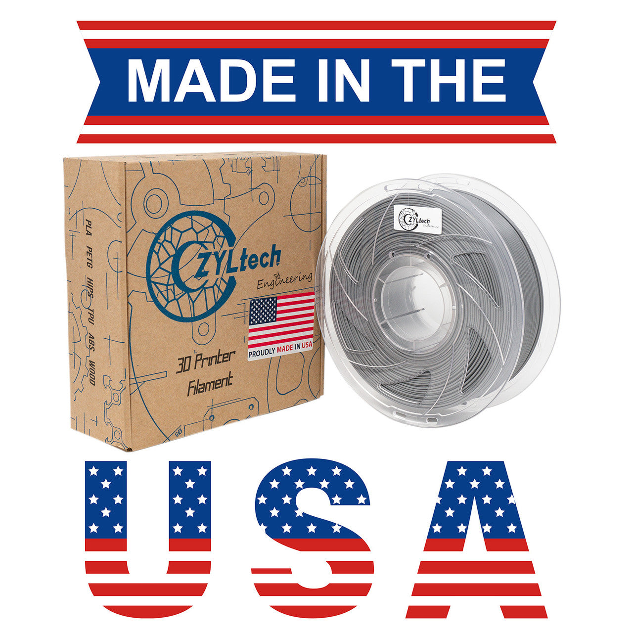 PLA Filament 1.75mm 1Kg/2.2Lbs
