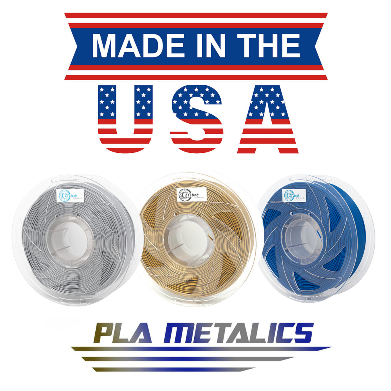 Metallic PLA Filament 1.75mm