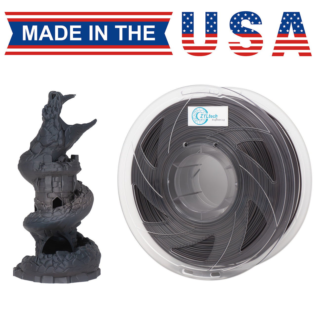 Dual Gradient Silk PLA 1.75mm 1Kg/2.2Lbs