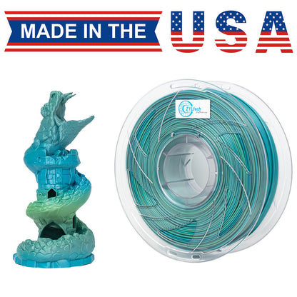 Dual Gradient Silk PLA 1.75mm 1Kg/2.2Lbs